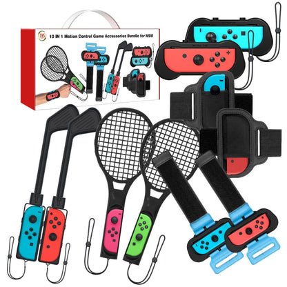 JYS JYS-NS215 10 ใน 1 ชุดอุปกรณ์กีฬา Somatosensory สำหรับ Nintendo Switch, JYS 10 In 1