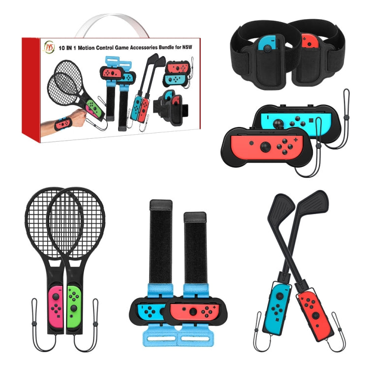 JYS JYS-NS215 10 ใน 1 ชุดอุปกรณ์กีฬา Somatosensory สำหรับ Nintendo Switch, JYS 10 In 1