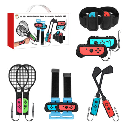 JYS JYS-NS215 10 ใน 1 ชุดอุปกรณ์กีฬา Somatosensory สำหรับ Nintendo Switch, JYS 10 In 1