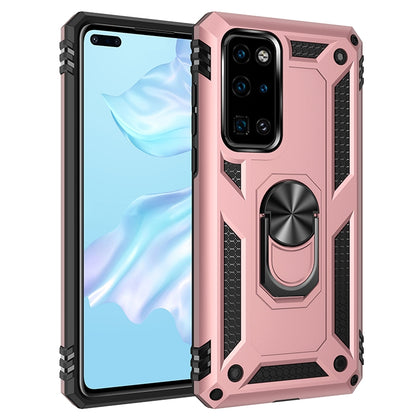 เคสกันกระแทก TPU + PC พร้อมตัวยึดหมุนได้ 360 องศา, For Huawei P40, For Xiaomi Mi 10 Pro