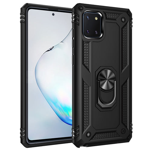 เคสกันกระแทก TPU + PC พร้อมตัวยึดหมุนได้ 360 องศา, For Galaxy A81 / Note 10 Lite, For Galaxy A91 / S10 Lite