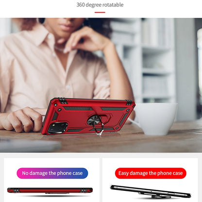 เคสกันกระแทก TPU + PC พร้อมตัวยึดหมุนได้ 360 องศา, For Galaxy A81 / Note 10 Lite, For Galaxy A91 / S10 Lite