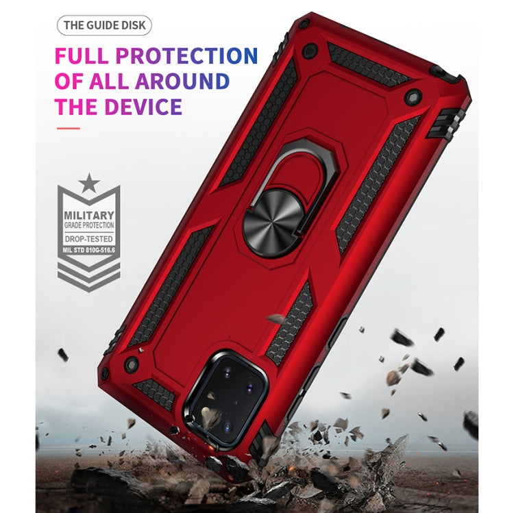 เคสกันกระแทก TPU + PC พร้อมตัวยึดหมุนได้ 360 องศา, For Galaxy A81 / Note 10 Lite, For Galaxy A91 / S10 Lite