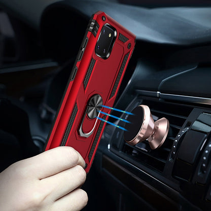 เคสกันกระแทก TPU + PC พร้อมตัวยึดหมุนได้ 360 องศา, For Galaxy A81 / Note 10 Lite, For Galaxy A91 / S10 Lite