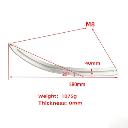 N8 10 ใน 1 รถ Paintless Dent Removal Fender Damage Repair Puller Lifter Arc Crowbar เครื่องมือแท่งตะขอชุด, 10 in 1