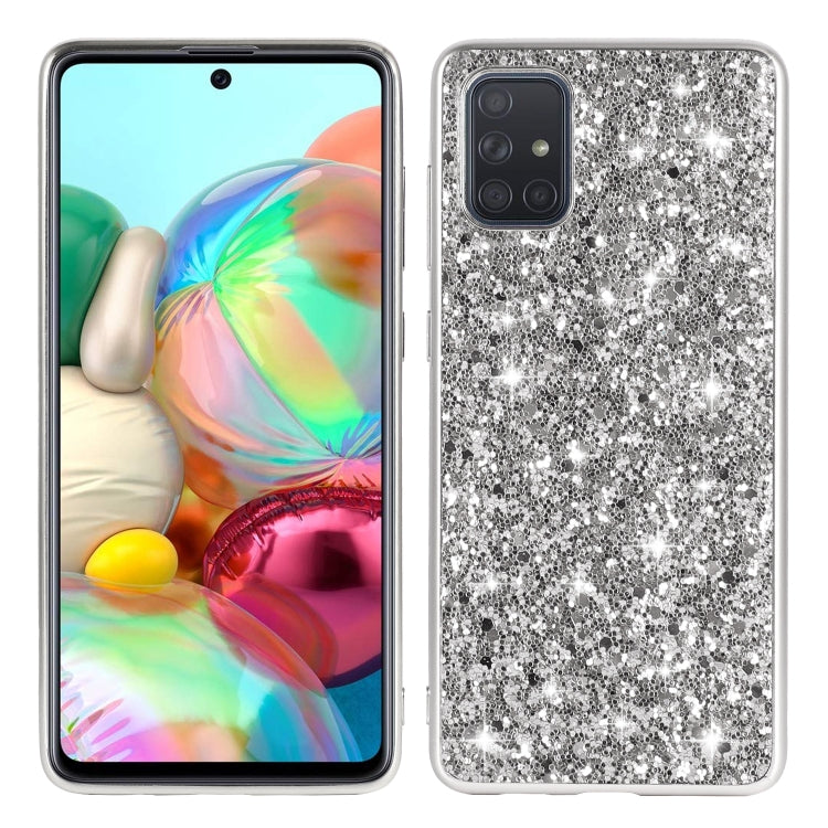 ชุบผงกลิตเตอร์เคสกันกระแทก TPU, For Samsung Galaxy A51, For Samsung Galaxy A71, For Samsung Galaxy S20, For Samsung Galaxy S20+