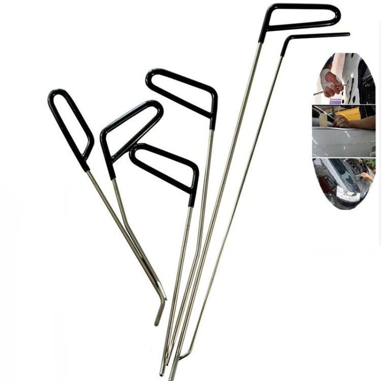 Q1 6 in 1 รถ Paintless Dent Repair Hail Remover Hooks Rods Kit, Q1 6 in 1