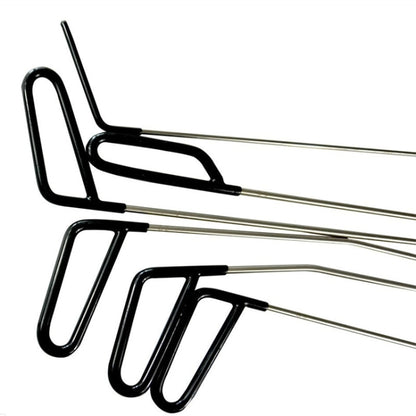 Q1 6 in 1 รถ Paintless Dent Repair Hail Remover Hooks Rods Kit, Q1 6 in 1