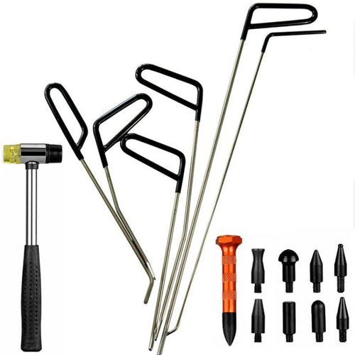 Q1 16 in 1 รถ Paintless Dent Repair Hail Remover Hooks Rods Kit, Q1 16 in 1