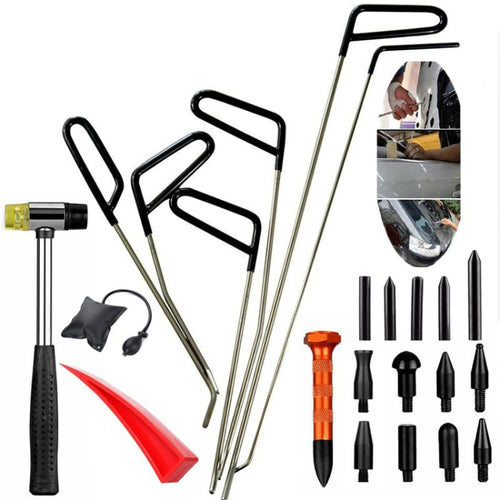 Q1 23 in 1 รถ Paintless Dent Repair Hail Remover Hooks Rods Kit, Q1 23 in 1