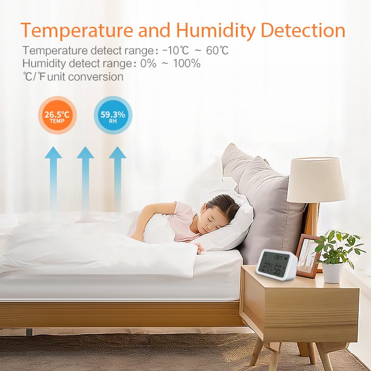 NEO NAS-TH02B Zigbee เซนเซอร์วัดอุณหภูมิและความชื้น, TH02B