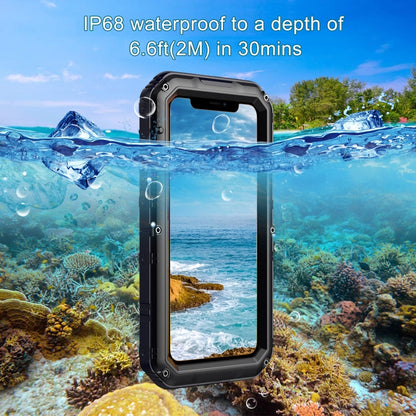 กันฝุ่นกันกระแทกกันน้ำซิลิโคน + เคสโลหะ, For iPhone 11, For iPhone 11 Pro Max, For iPhone 11 Pro