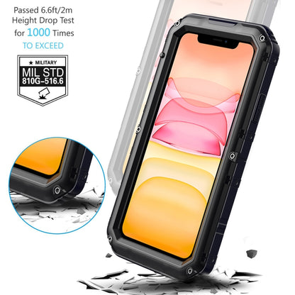 กันฝุ่นกันกระแทกกันน้ำซิลิโคน + เคสโลหะ, For iPhone 11, For iPhone 11 Pro Max, For iPhone 11 Pro