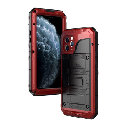 กันฝุ่นกันกระแทกกันน้ำซิลิโคน + เคสโลหะ, For iPhone 11, For iPhone 11 Pro Max, For iPhone 11 Pro