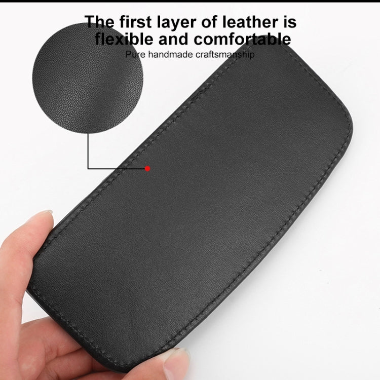 2 ชิ้นรถลื่นนุ่มป้องกันพื้นพรมพรมปูพื้นเข่าหมอนข้าง, PU Leather, First Layer Cowhide
