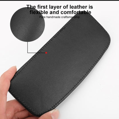 2 ชิ้นรถลื่นนุ่มป้องกันพื้นพรมพรมปูพื้นเข่าหมอนข้าง, PU Leather, First Layer Cowhide