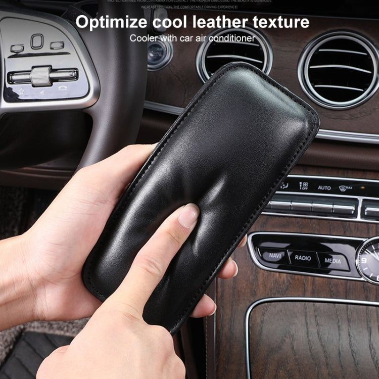 2 ชิ้นรถลื่นนุ่มป้องกันพื้นพรมพรมปูพื้นเข่าหมอนข้าง, PU Leather, First Layer Cowhide