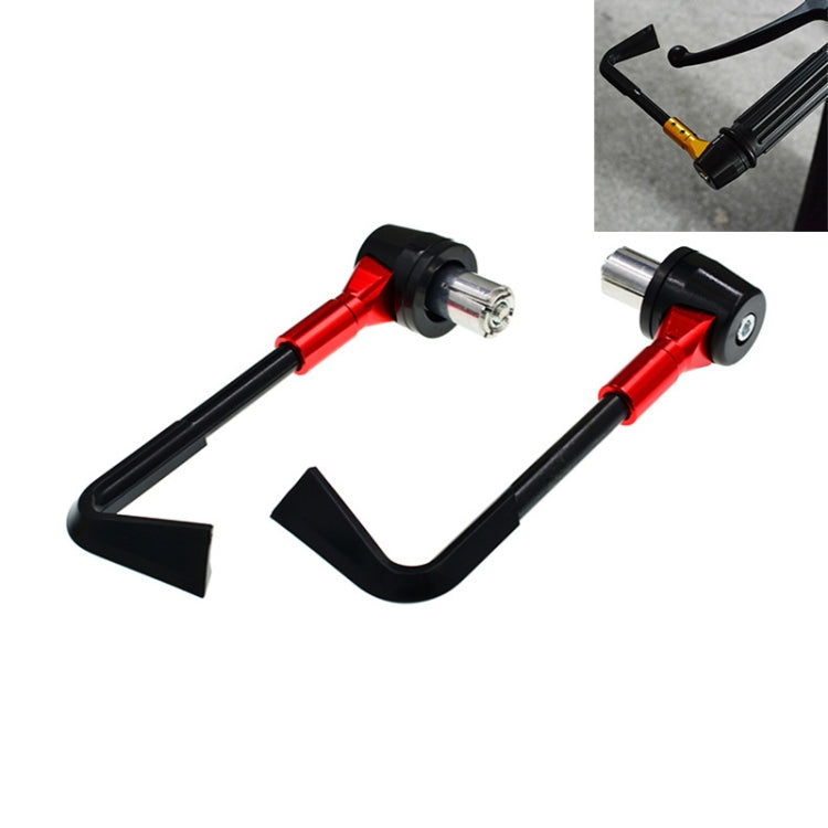 2 PCS Universal 22mm กันกระแทกป้องกัน Rod CNC Horn Shape Handbrake รถจักรยานยนต์อุปกรณ์เสริม