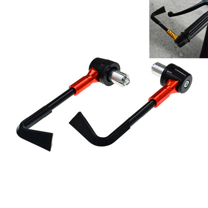 2 PCS Universal 22mm กันกระแทกป้องกัน Rod CNC Horn Shape Handbrake รถจักรยานยนต์อุปกรณ์เสริม
