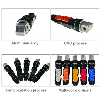 Universal Motor Bike Footpegs ที่วางเท้าด้านหลังชุดอุปกรณ์ตกแต่งรถจักรยานยนต์