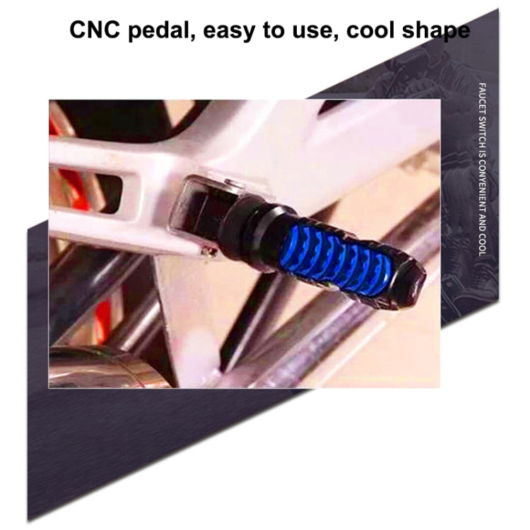 Universal Motor Bike Footpegs ที่วางเท้าด้านหลังชุดอุปกรณ์ตกแต่งรถจักรยานยนต์