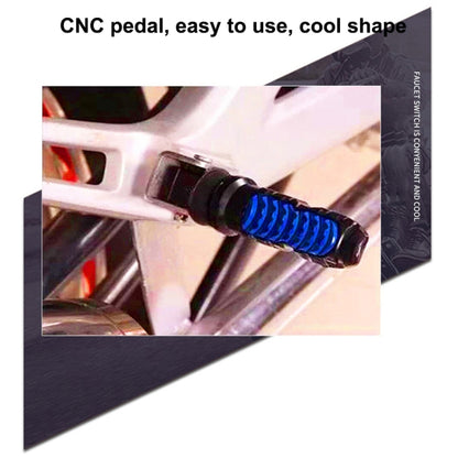 Universal Motor Bike Footpegs ที่วางเท้าด้านหลังชุดอุปกรณ์ตกแต่งรถจักรยานยนต์