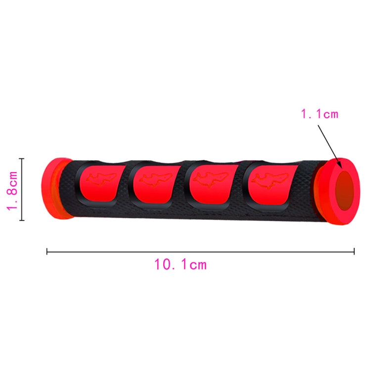 2 PCS อุปกรณ์เสริมในการปรับเปลี่ยนรถจักรยานยนต์ PVC Horn ShapeHand Grip Cover Handlebar Set