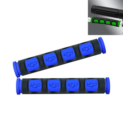 2 PCS อุปกรณ์เสริมในการปรับเปลี่ยนรถจักรยานยนต์ PVC Horn ShapeHand Grip Cover Handlebar Set