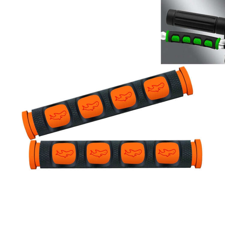 2 PCS อุปกรณ์เสริมในการปรับเปลี่ยนรถจักรยานยนต์ PVC Horn ShapeHand Grip Cover Handlebar Set