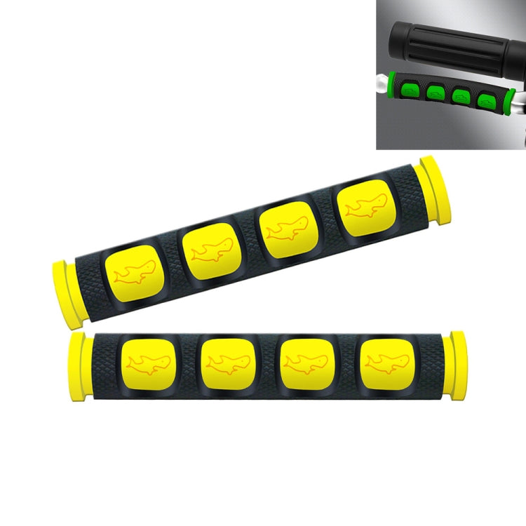 2 PCS อุปกรณ์เสริมในการปรับเปลี่ยนรถจักรยานยนต์ PVC Horn ShapeHand Grip Cover Handlebar Set