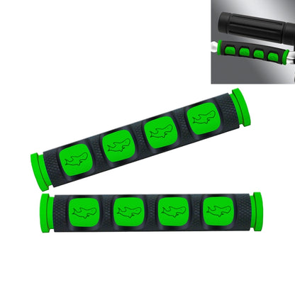 2 PCS อุปกรณ์เสริมในการปรับเปลี่ยนรถจักรยานยนต์ PVC Horn ShapeHand Grip Cover Handlebar Set