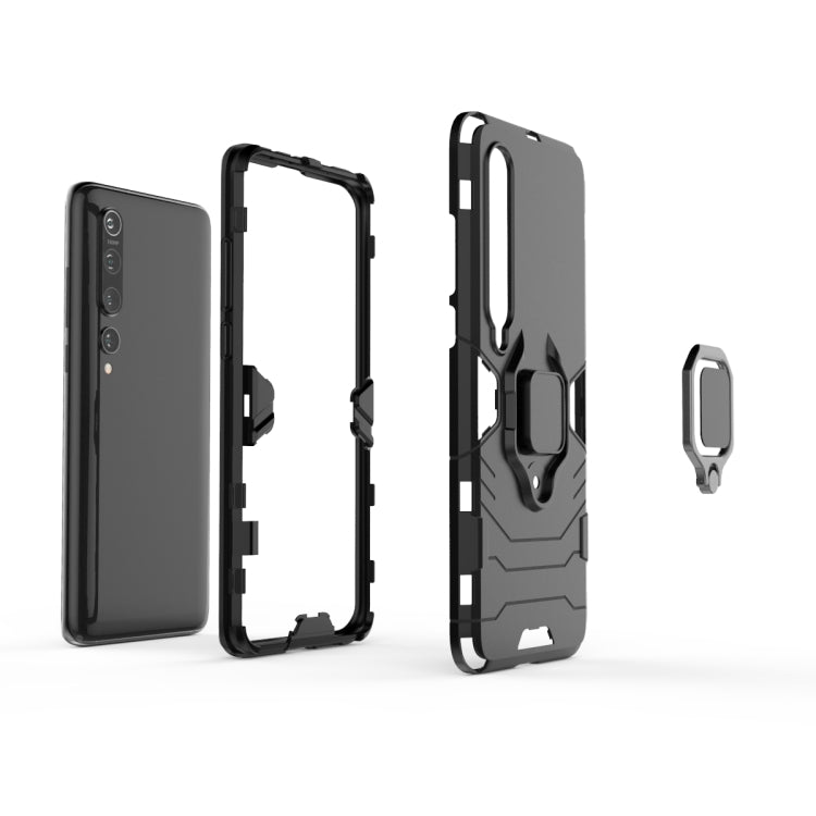 เคสกันกระแทก PC + TPU พร้อมตัวยึดแหวนแม่เหล็ก, For Xiaomi 10
