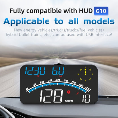 G10 5.5 นิ้วรถ HUD GPS Head Up Display เครื่องวัดระยะทาง LED กระจกโปรเจคเตอร์, G10