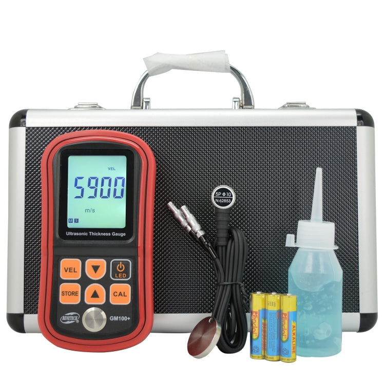 BENETECH GM100+ เครื่องวัดความหนาอัลตราโซนิก ไม่รวมแบตเตอรี่, GM100+