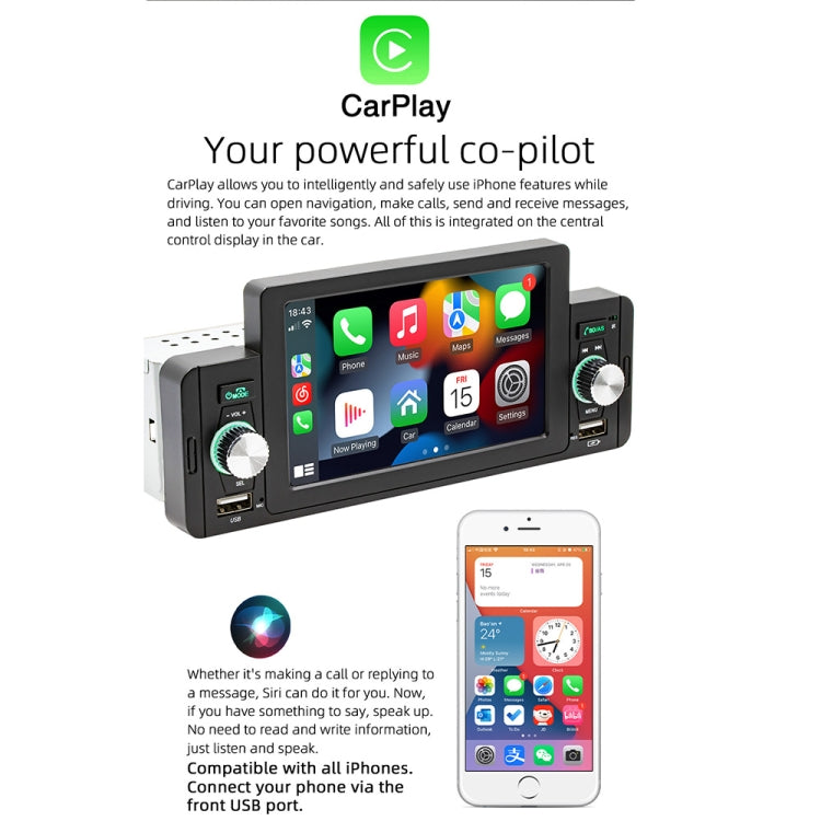 SWM-160C 5 นิ้วรถบลูทูธ 5.1 MP5 Player รองรับโทรศัพท์ Mirror Link/ระบบควบคุมพวงมาลัย, SWM-160C