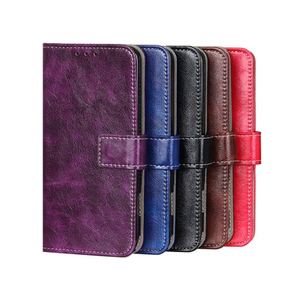 Retro Crazy Horse Texture ซองหนังพลิกแนวนอนพร้อมตัวยึดและช่องเสียบการ์ดและกรอบรูปและกระเป๋าสตางค์, For Galaxy XCover Pro, For Nokia 1.3