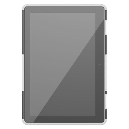 สำหรับ Lenovo Tab E10 เนื้อยางกันกระแทกเคส TPU + PC พร้อมตัวยึด, For Lenovo Tab E10
