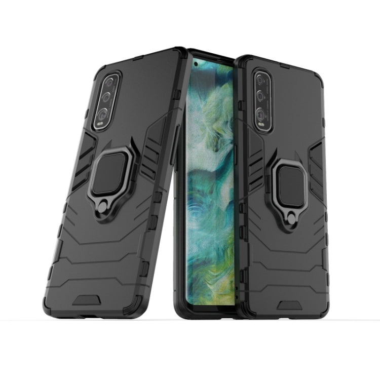 เคสกันกระแทก PC + TPU พร้อมตัวยึดแหวนแม่เหล็ก, For OPPO FIND X2, For Huawei Y7p / P40 Lite E
