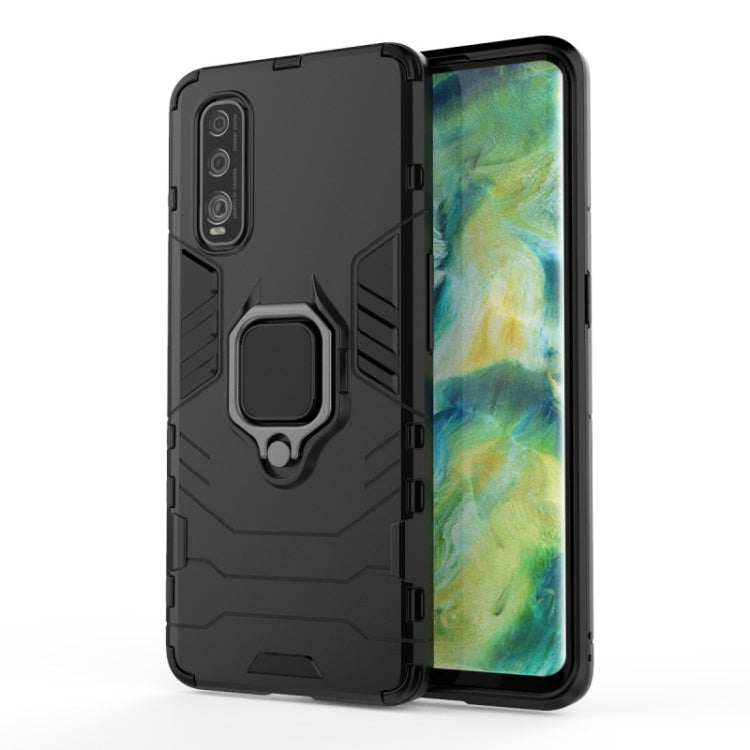 เคสกันกระแทก PC + TPU พร้อมตัวยึดแหวนแม่เหล็ก, For OPPO FIND X2, For Huawei Y7p / P40 Lite E