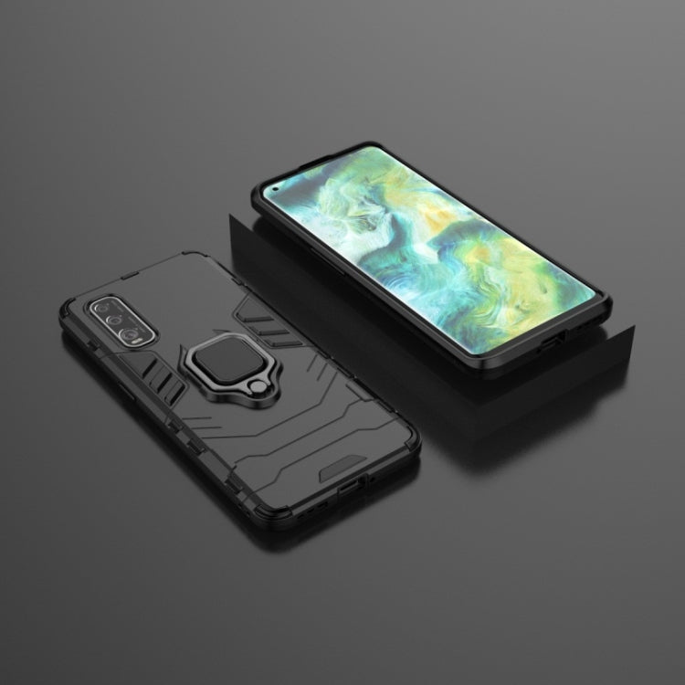 เคสกันกระแทก PC + TPU พร้อมตัวยึดแหวนแม่เหล็ก, For OPPO FIND X2, For Huawei Y7p / P40 Lite E