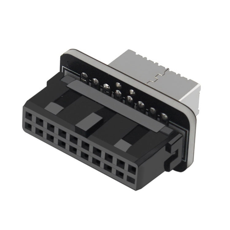 10 PCS 73S เมนบอร์ด USB 3.0 19P/20P ถึง Type-E90 องศาอะแดปเตอร์, 10pcs