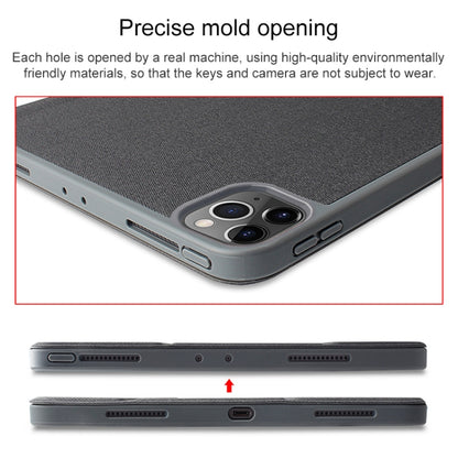 Mutural YASHI Series Ultra-thin TPU + PU เคสหนังพลิกแนวนอนพร้อมตัวยึด & ฟังก์ชั่น Sleep / Wake-up & ช่องเสียบปากกา, For iPad Pro 12.9 inch (2020)