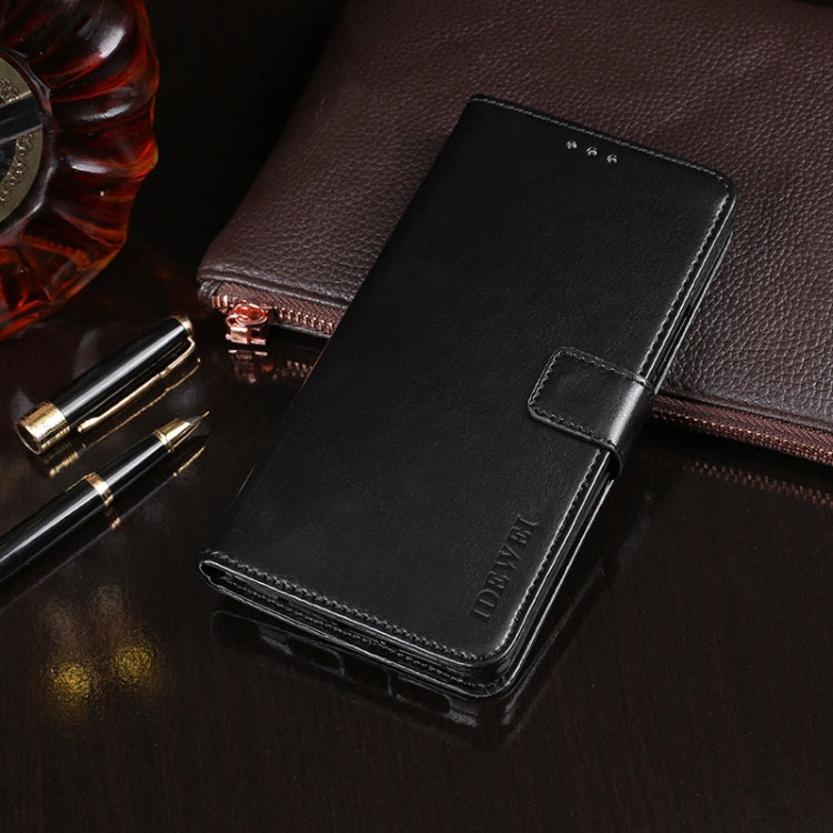 idewei Crazy Horse Texture ซองหนังพลิกแนวนอนพร้อมตัวยึดและช่องเสียบการ์ดและกระเป๋าสตางค์, For Huawei Enjoy 10e, For Doogee X90, For OPPO Find X2, For Vivo IQOO 3, For Xiaomi Black Shark 3, For Huawei P40 Lite E