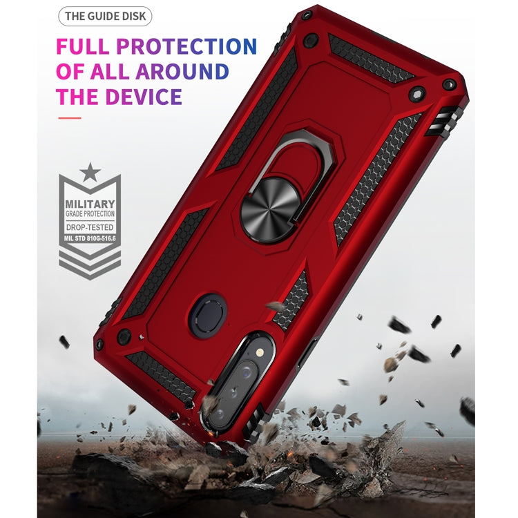 เคสกันกระแทก TPU + PC พร้อมตัวยึดหมุนได้ 360 องศา, For Galaxy A20s