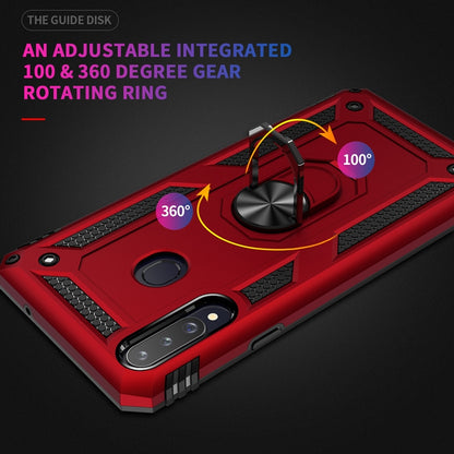 เคสกันกระแทก TPU + PC พร้อมตัวยึดหมุนได้ 360 องศา, For Galaxy A20s