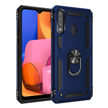 เคสกันกระแทก TPU + PC พร้อมตัวยึดหมุนได้ 360 องศา, For Galaxy A20s