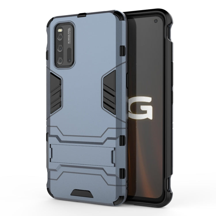 เคสกันกระแทก PC + TPU พร้อมตัวยึดที่มองไม่เห็น, For Samsung Galaxy A41, For Vivo IQOO3