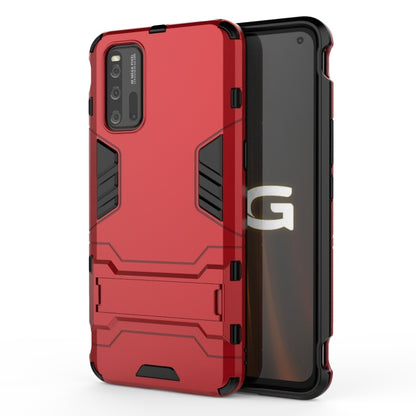 เคสกันกระแทก PC + TPU พร้อมตัวยึดที่มองไม่เห็น, For Samsung Galaxy A41, For Vivo IQOO3