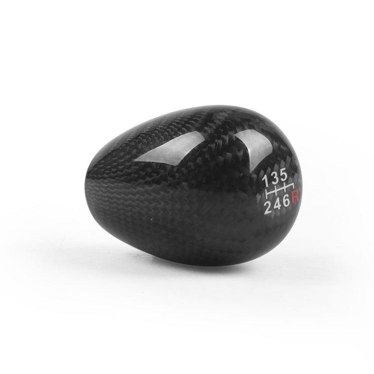 รถ 6 สปีดคาร์บอนไฟเบอร์เกียร์สติ๊ก SHIFT KNOB HEAD, Carbon Fiber Gear Stick Shift Knob Head