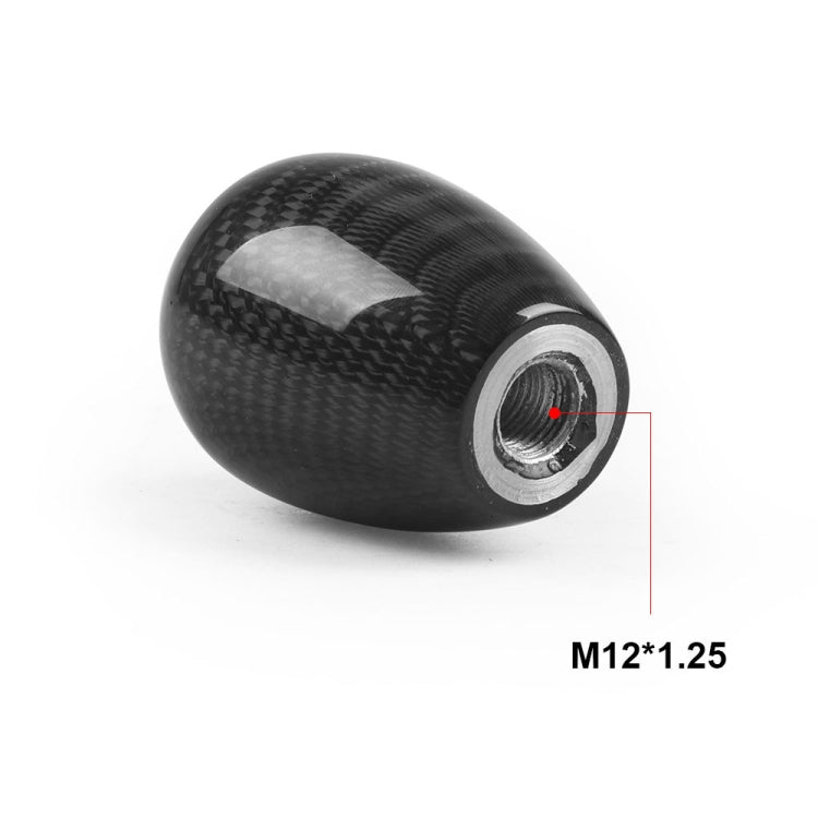 รถ 6 สปีดคาร์บอนไฟเบอร์เกียร์สติ๊ก SHIFT KNOB HEAD, Carbon Fiber Gear Stick Shift Knob Head